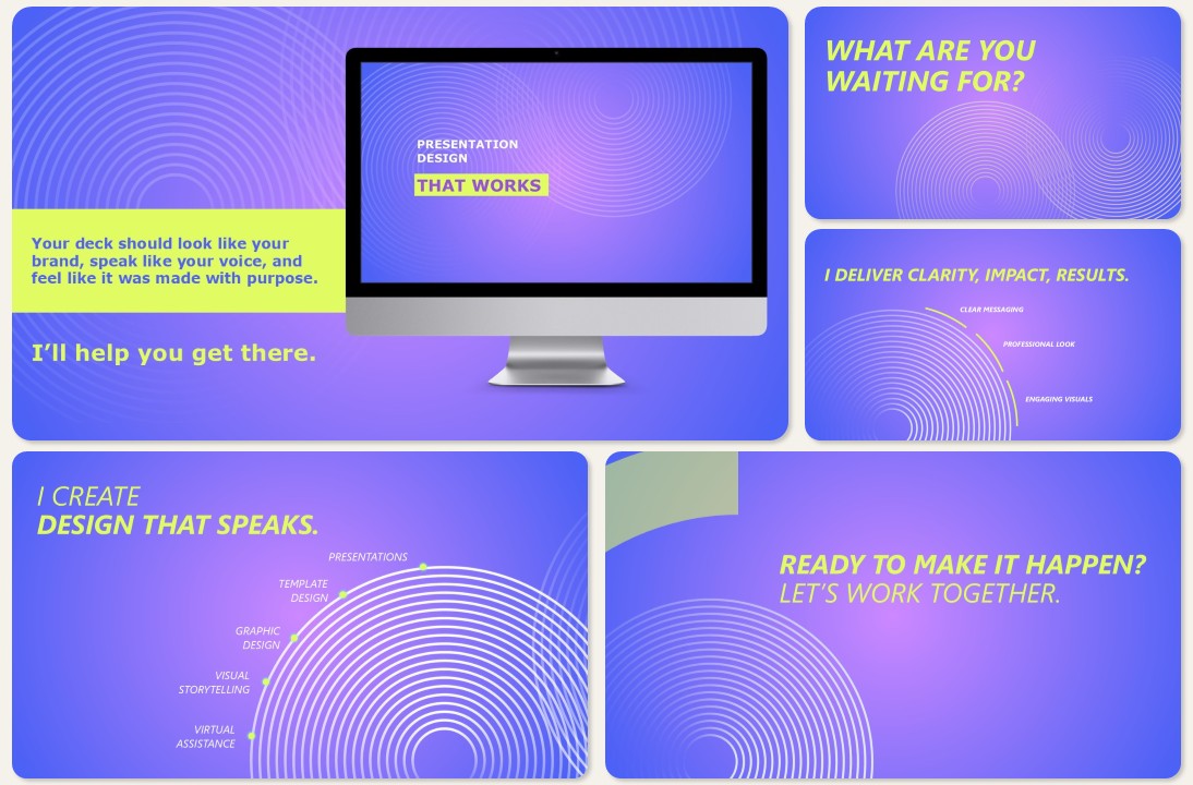 Creative Portfolio Presentation with Motion